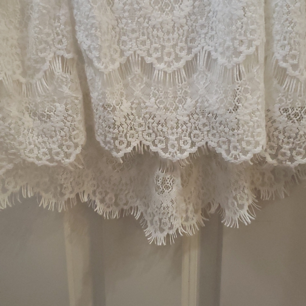Free People Intimately white lace dress - Picture 4 of 16